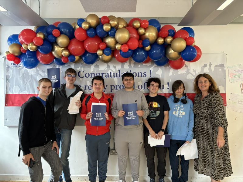 Successful A-level and BTEC students at Bristol Free School